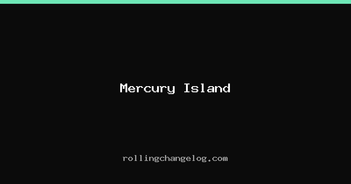Mercury Island cover
