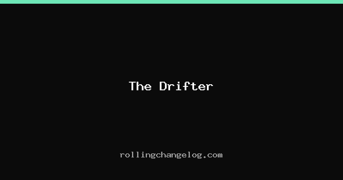 The Drifter cover
