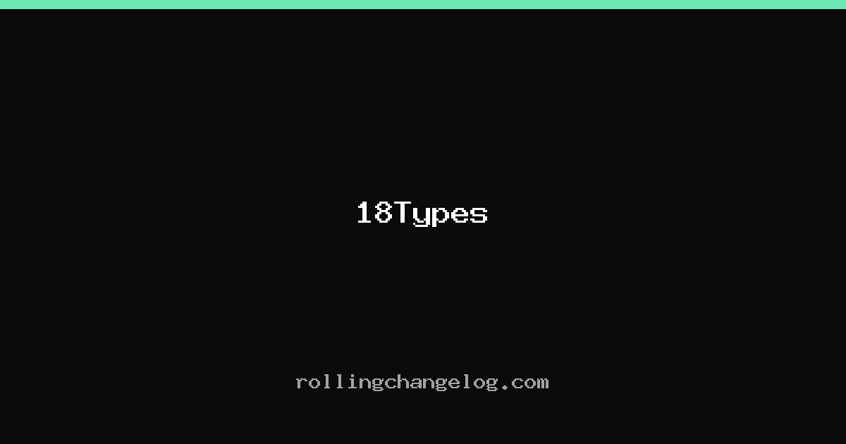 18Types cover