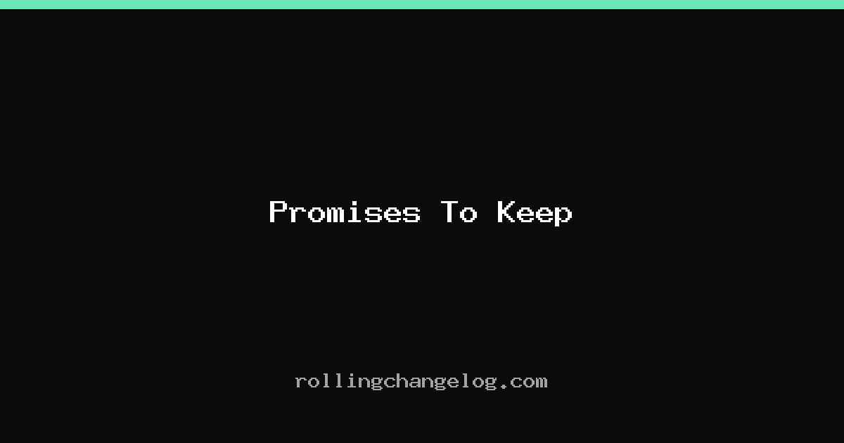 Promises To Keep cover