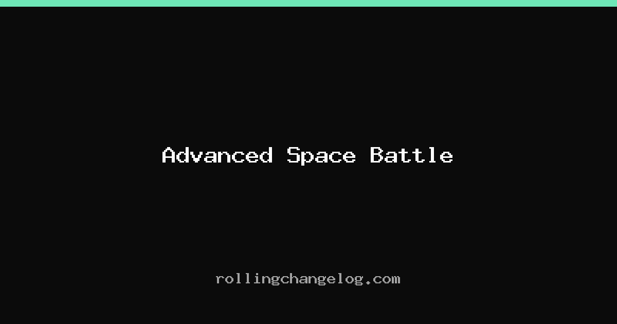 Advanced Space Battle cover