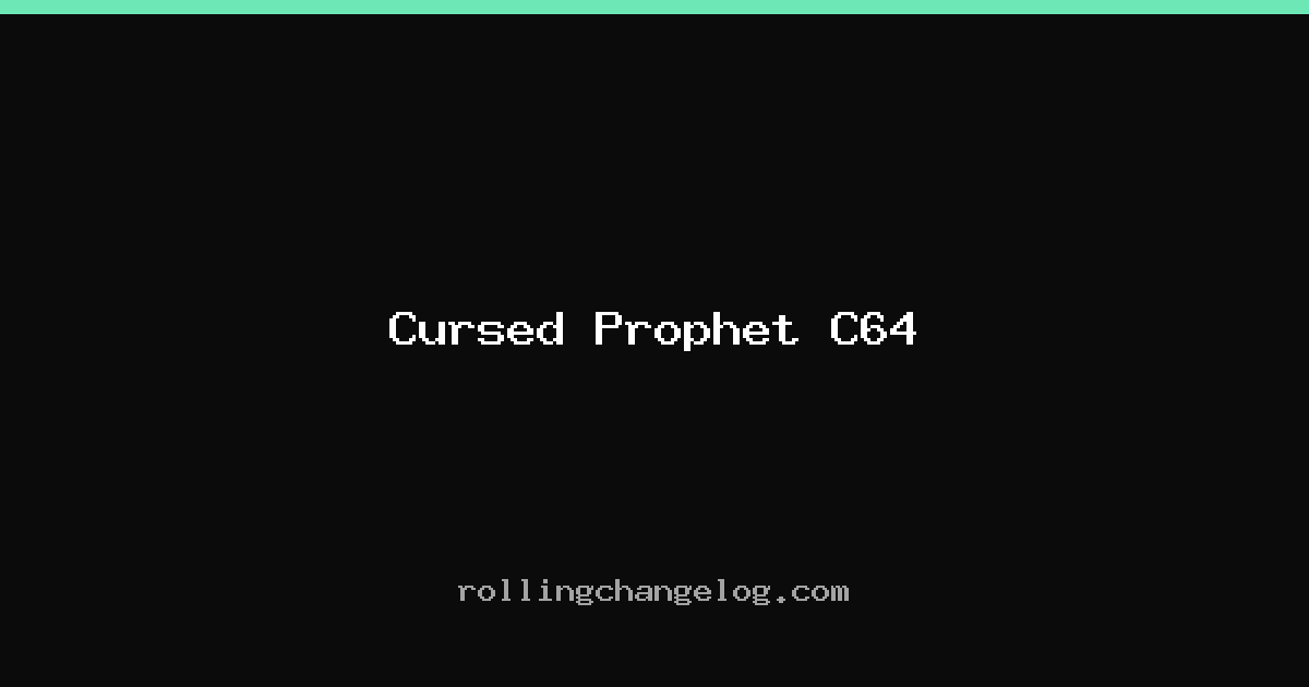 Cursed Prophet C64 cover