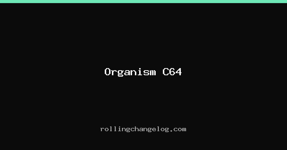 Organism C64 cover