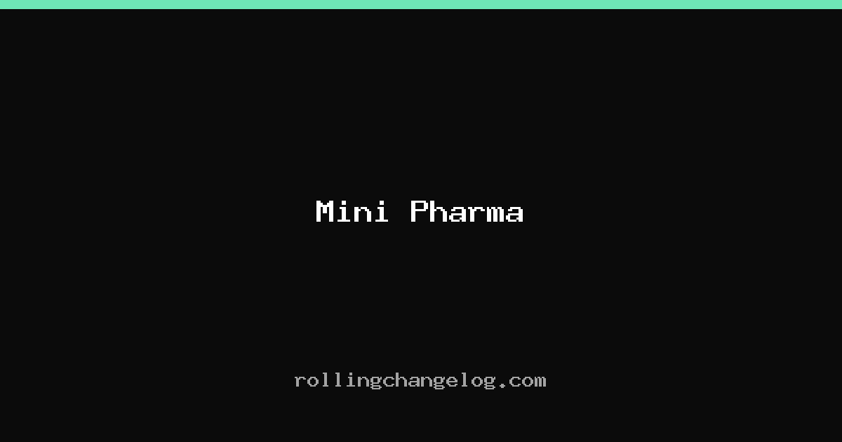 Mini Pharma cover