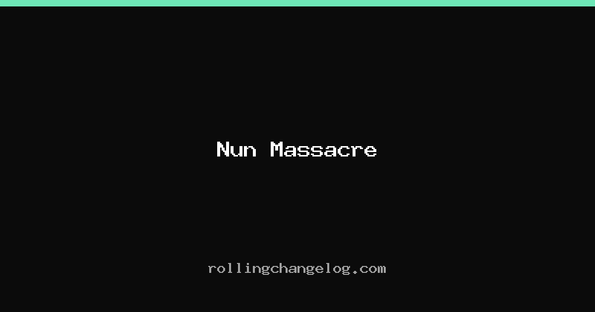 Nun Massacre cover