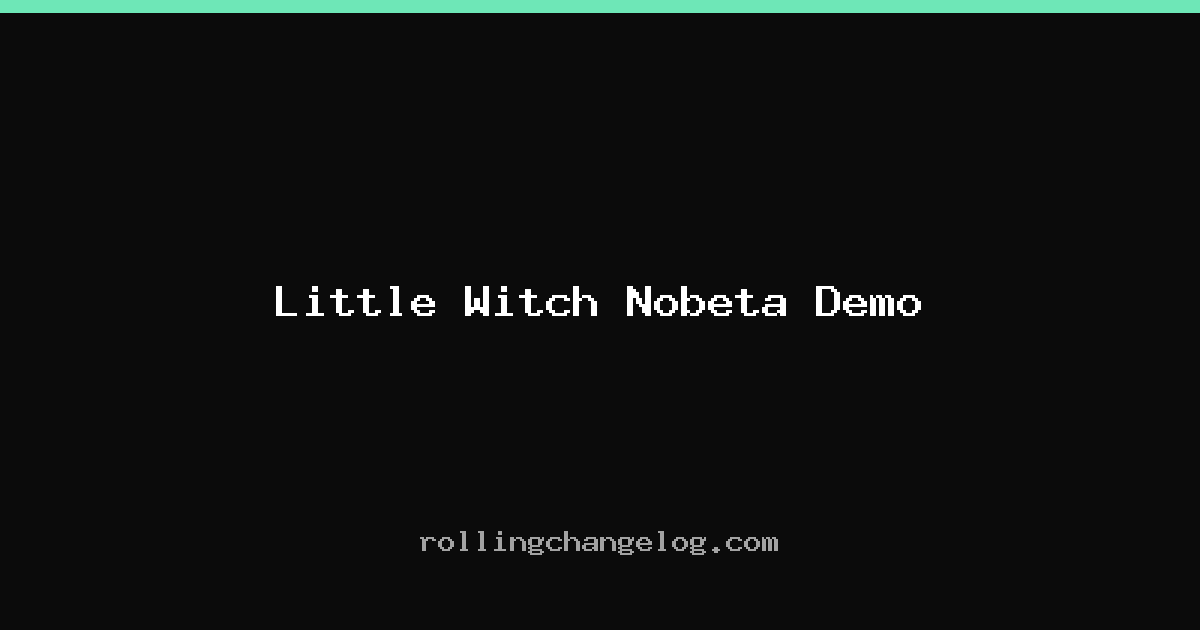Little Witch Nobeta Demo cover