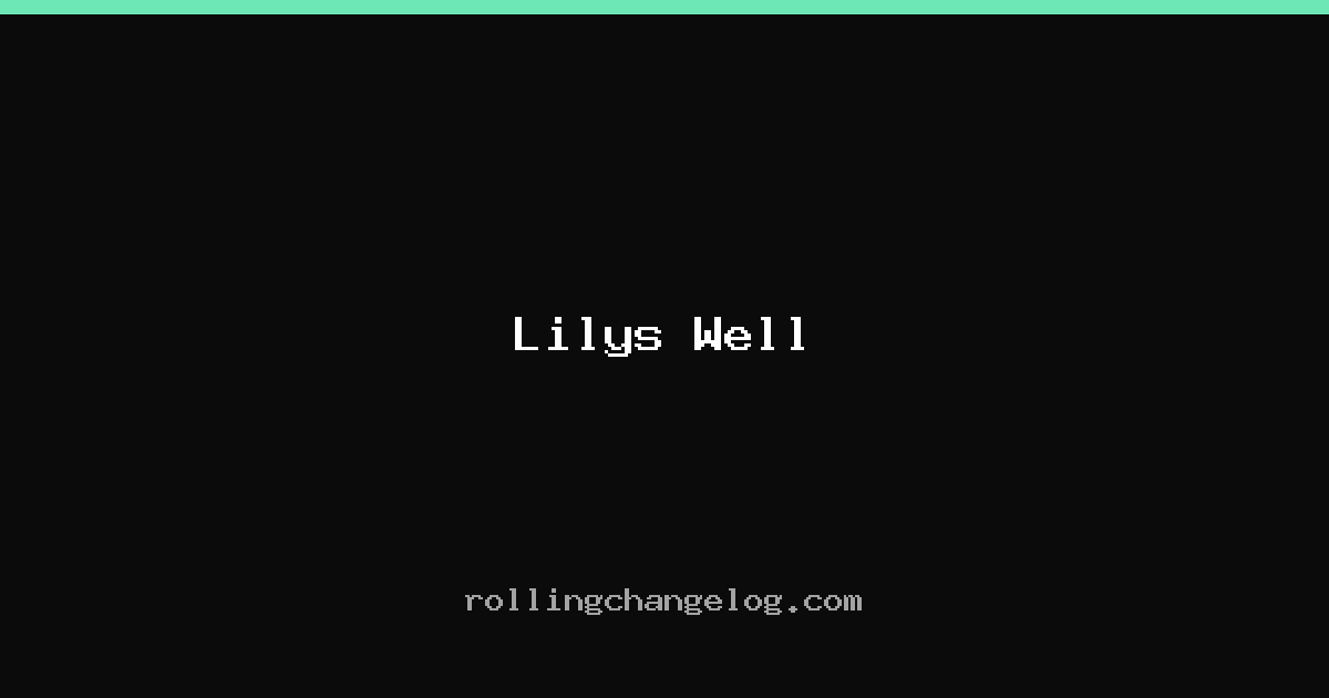 Lilys Well cover