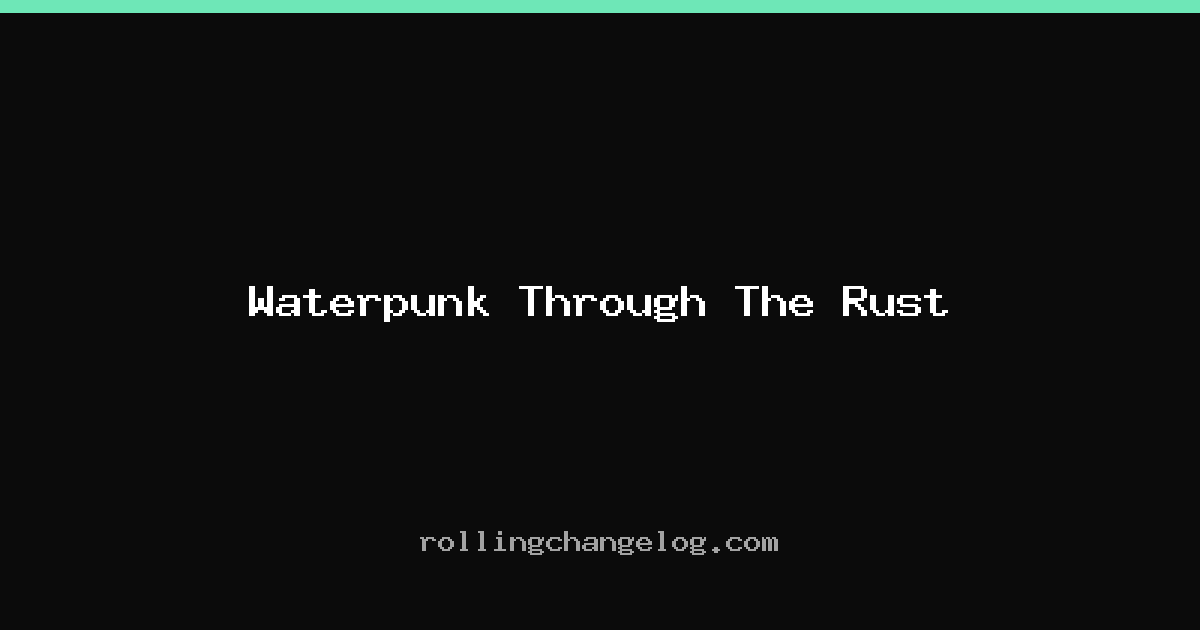Waterpunk Through The Rust cover