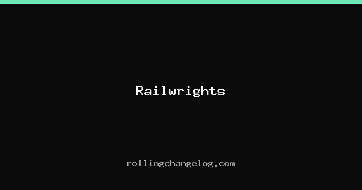 Railwrights cover
