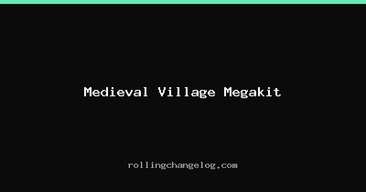 Medieval Village Megakit cover