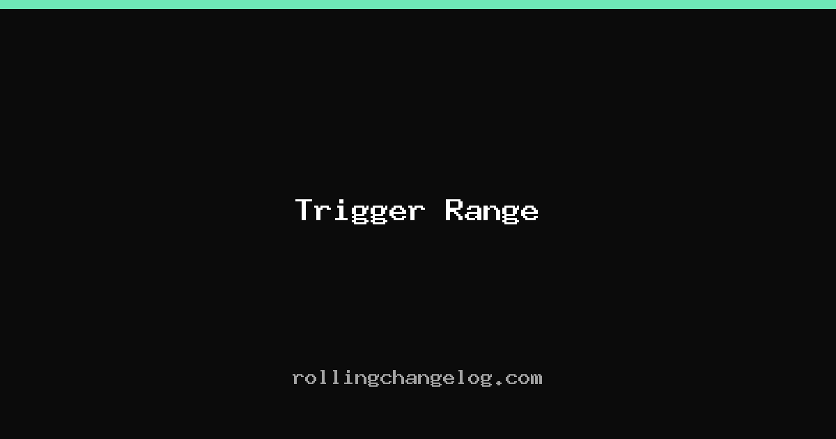 Trigger Range cover