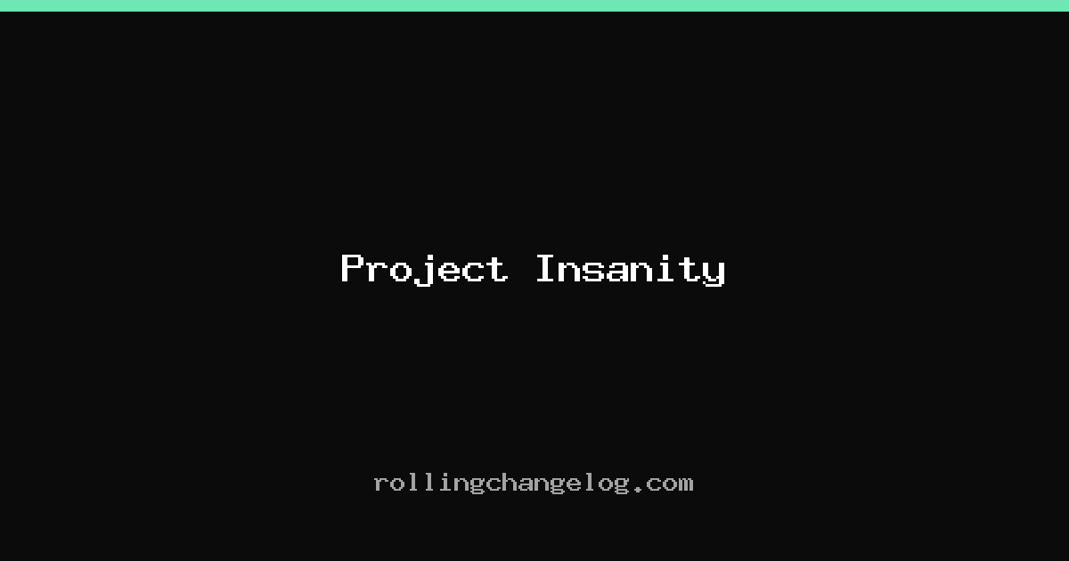 Project Insanity cover