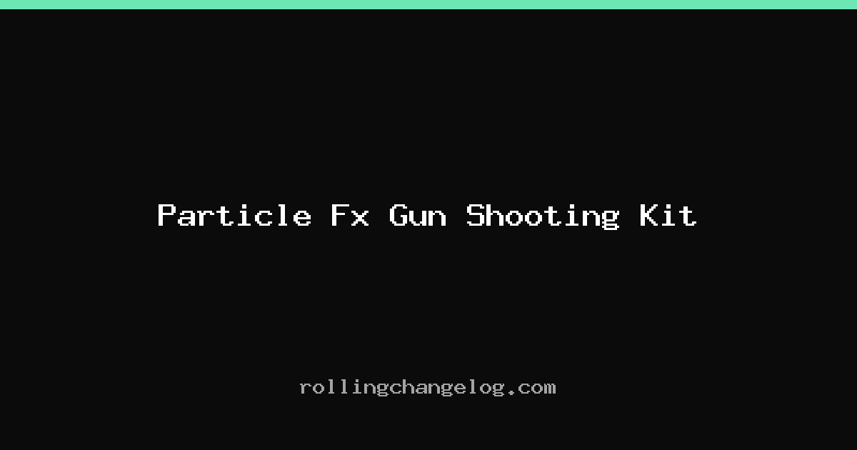 Particle Fx Gun Shooting Kit cover