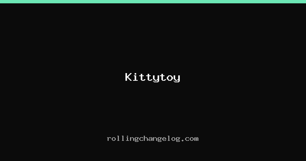 Kittytoy cover