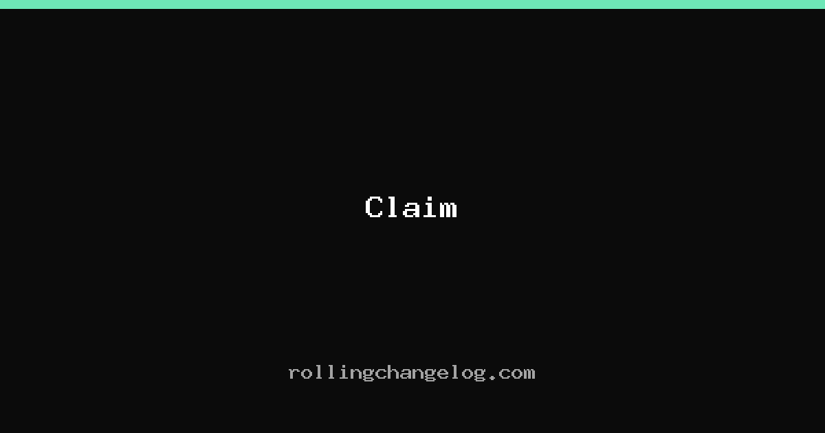 Claim cover