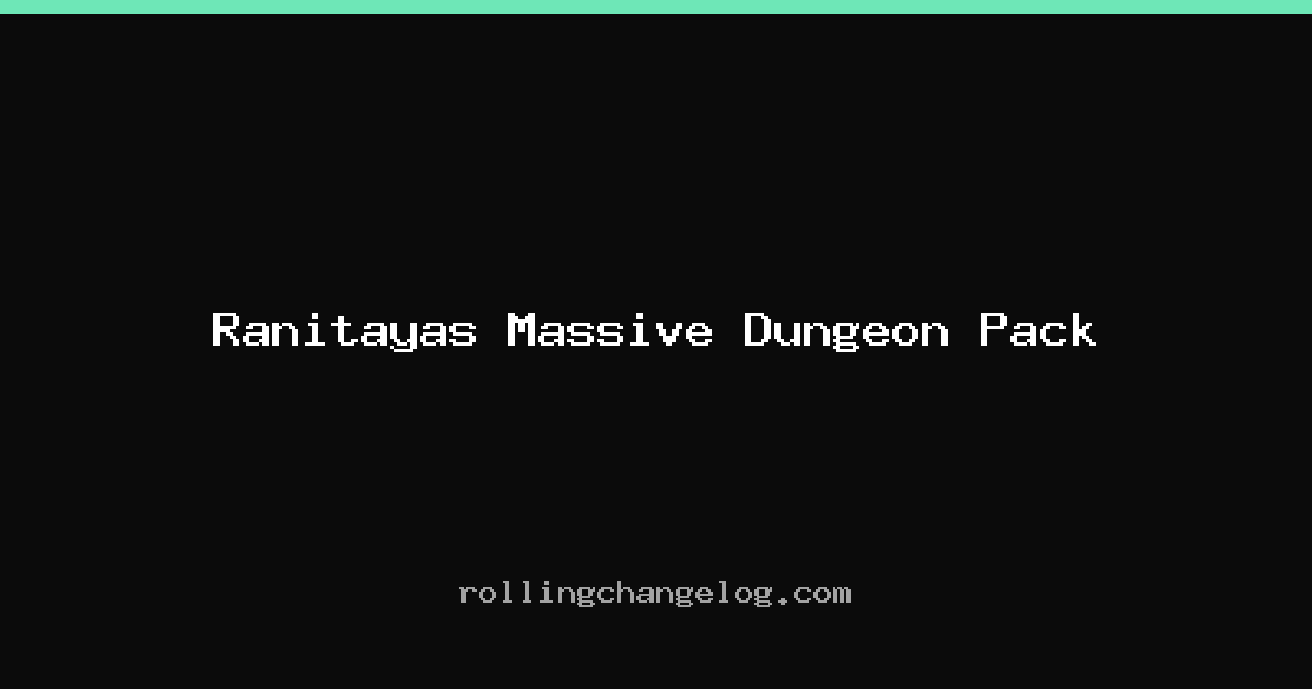 Ranitayas Massive Dungeon Pack cover