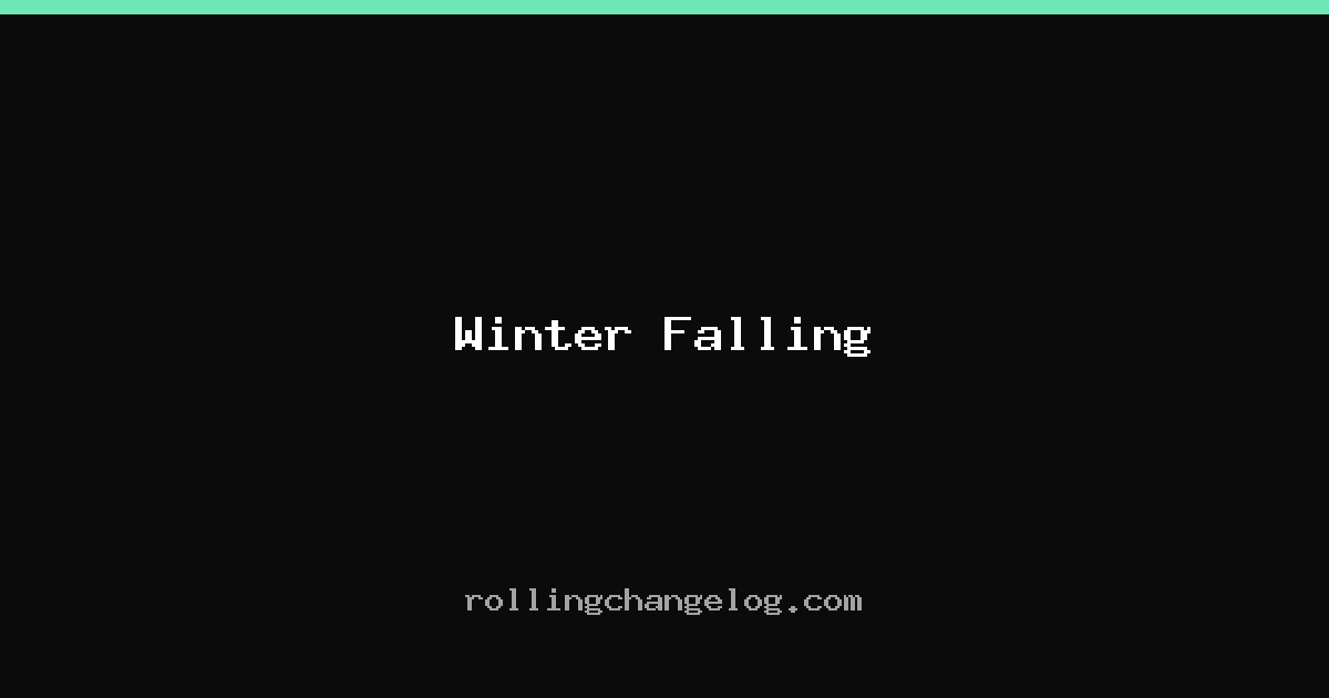 Winter Falling cover