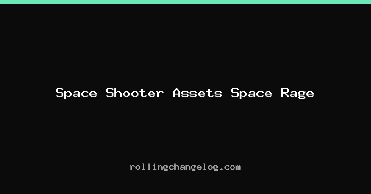 Space Shooter Assets Space Rage cover