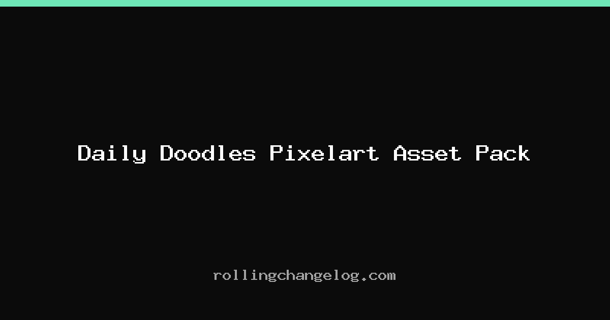 Daily Doodles Pixelart Asset Pack cover