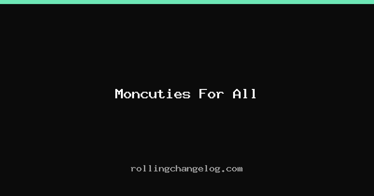Moncuties For All cover