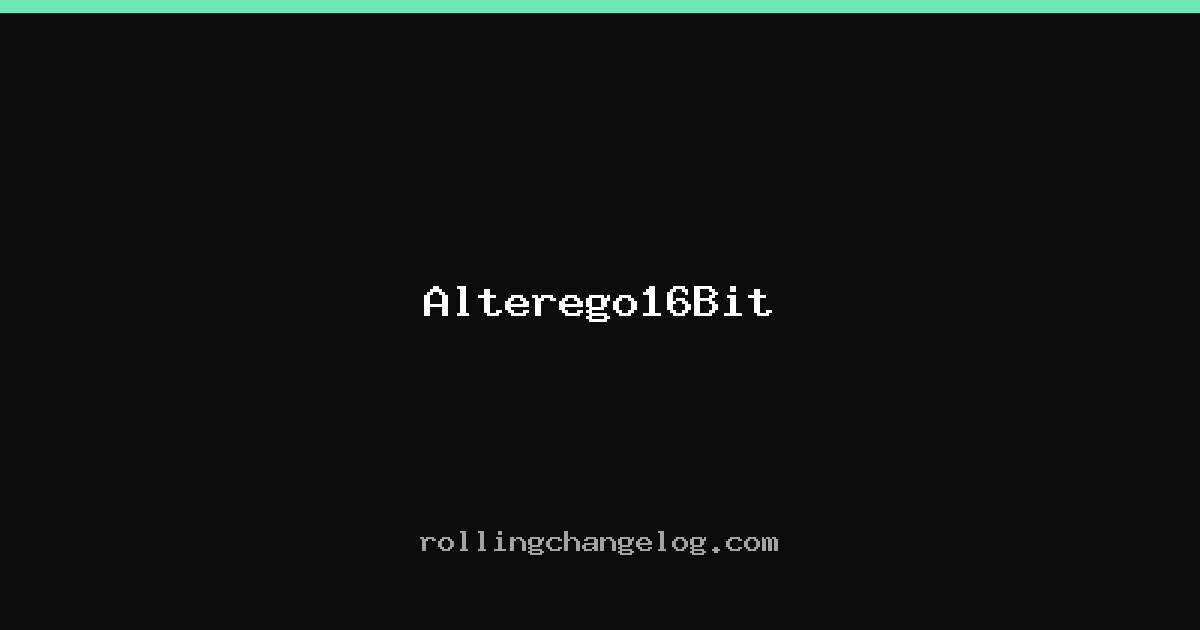 Alterego16Bit cover