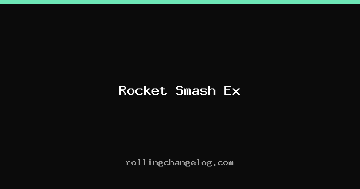 Rocket Smash Ex cover