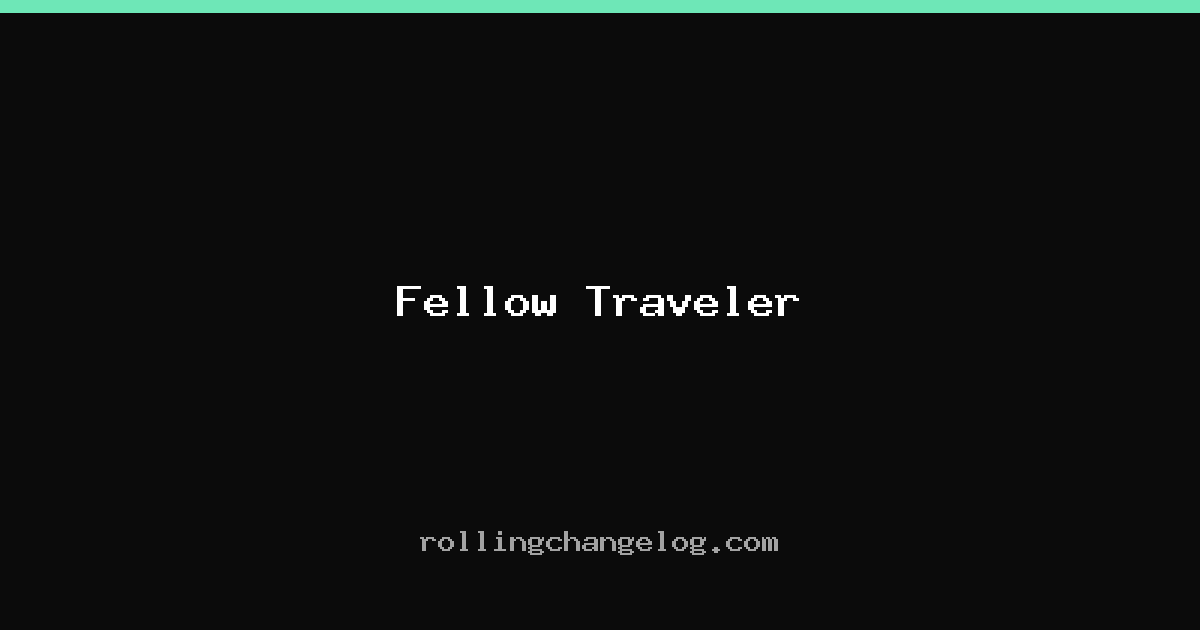 Fellow Traveler cover