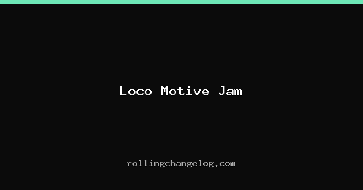 Loco Motive Jam cover