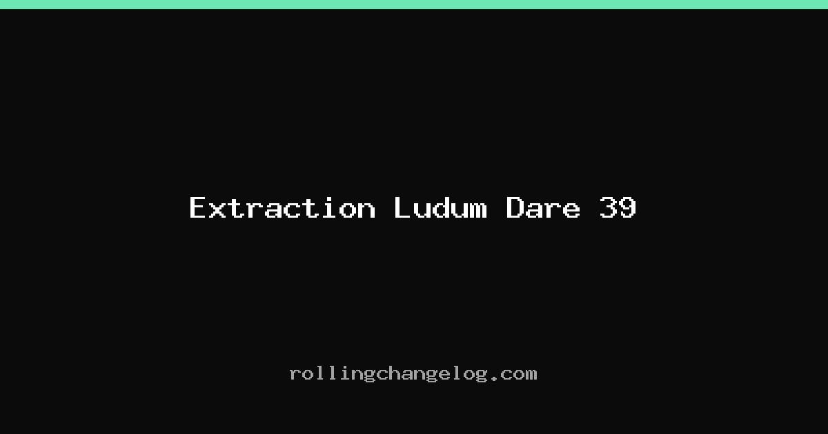 Extraction Ludum Dare 39 cover