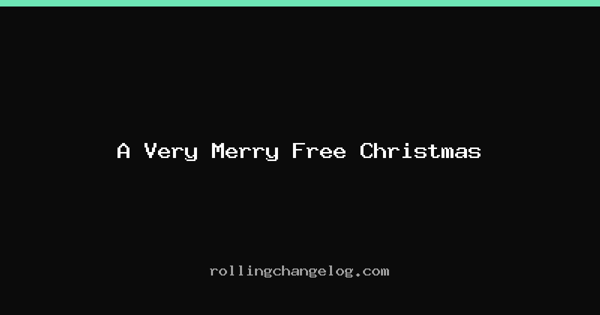 A Very Merry Free Christmas cover