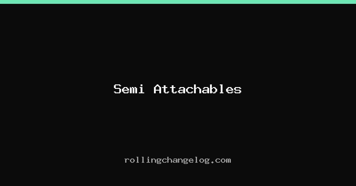 Semi Attachables cover