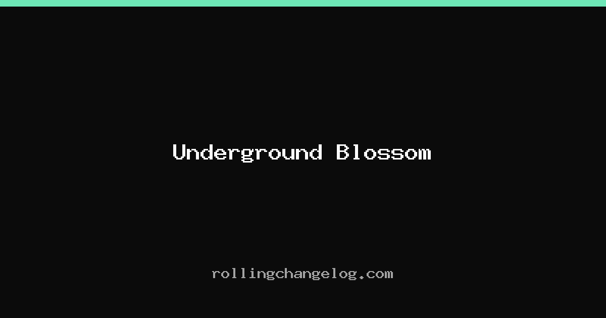 Underground Blossom cover