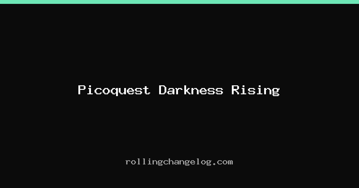 Picoquest Darkness Rising cover