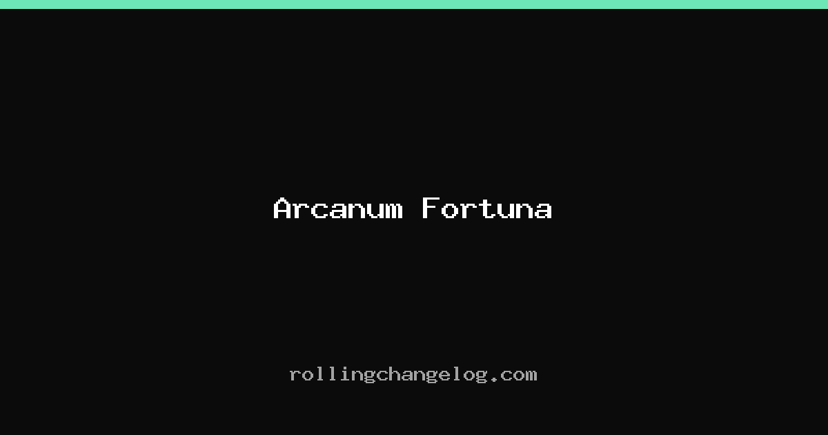 Arcanum Fortuna cover