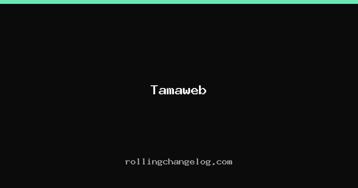 Tamaweb cover