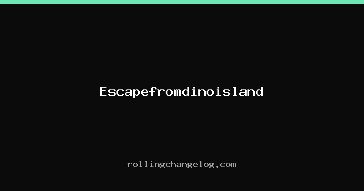 Escapefromdinoisland cover