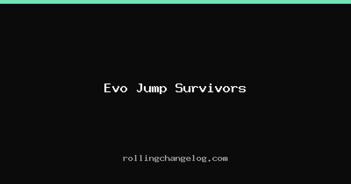 Evo Jump Survivors cover