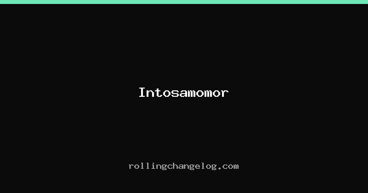 Intosamomor cover