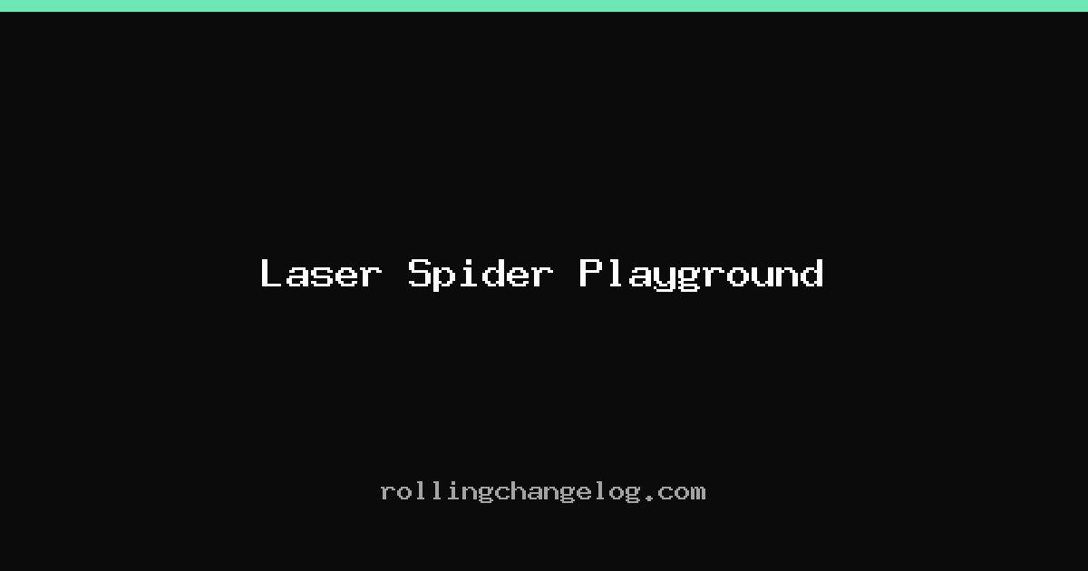 Laser Spider Playground cover