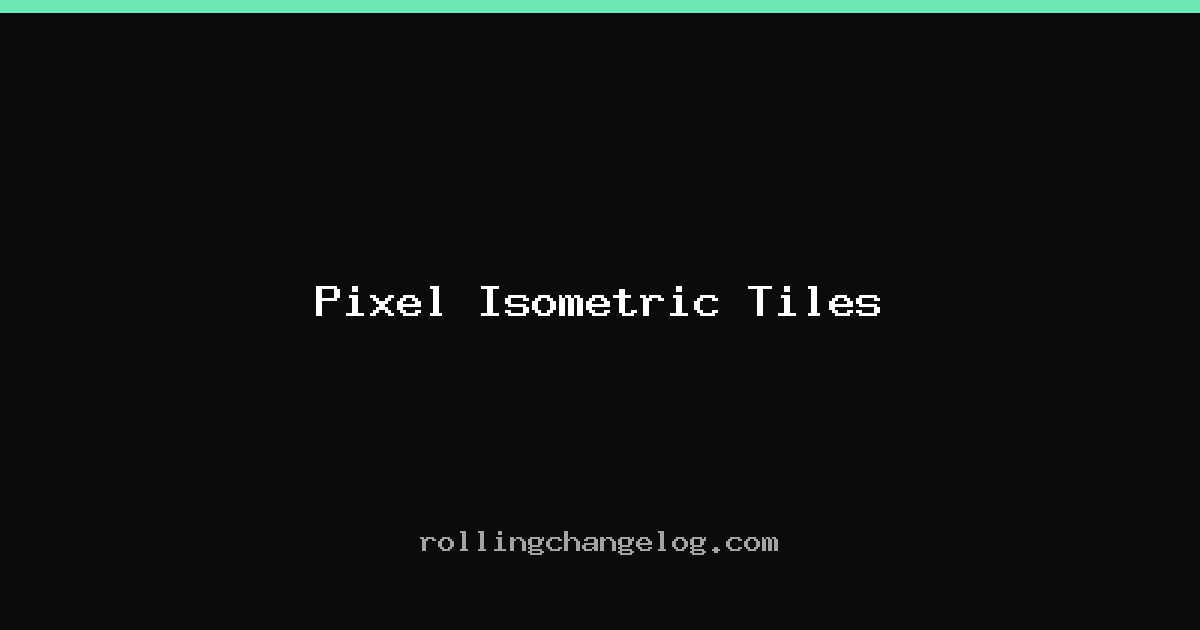 Pixel Isometric Tiles cover