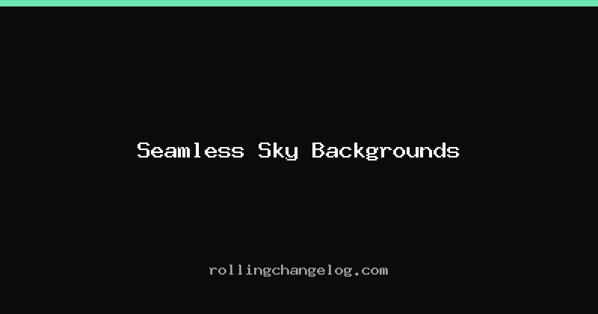 Seamless Sky Backgrounds cover