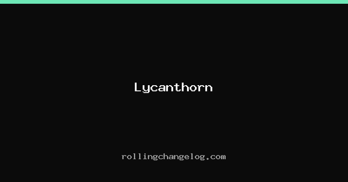 Lycanthorn cover