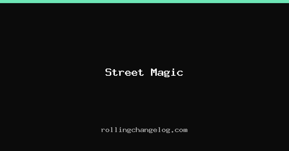 Street Magic cover