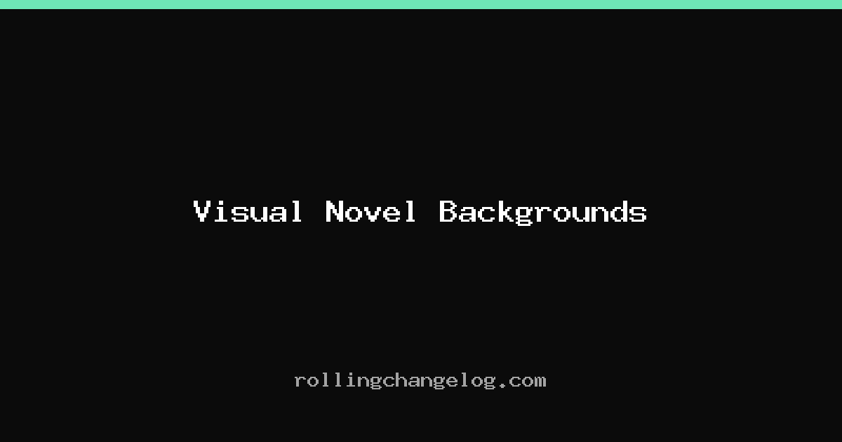 Visual Novel Backgrounds cover