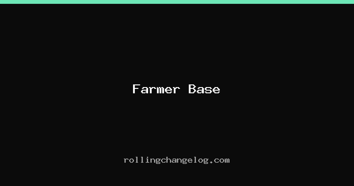 Farmer Base cover