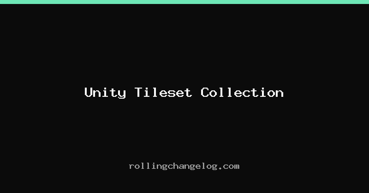 Unity Tileset Collection cover