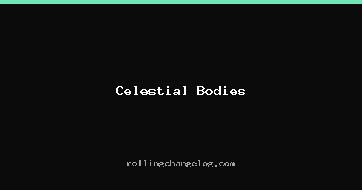 Celestial Bodies cover