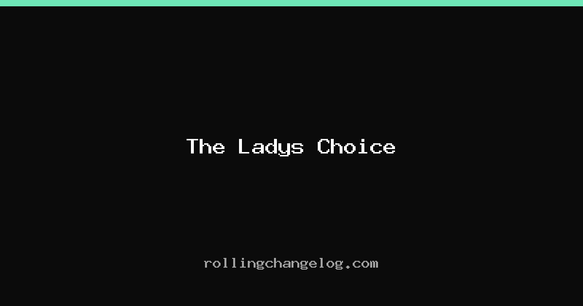 The Ladys Choice cover