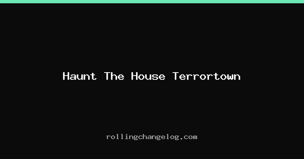 Haunt The House Terrortown cover