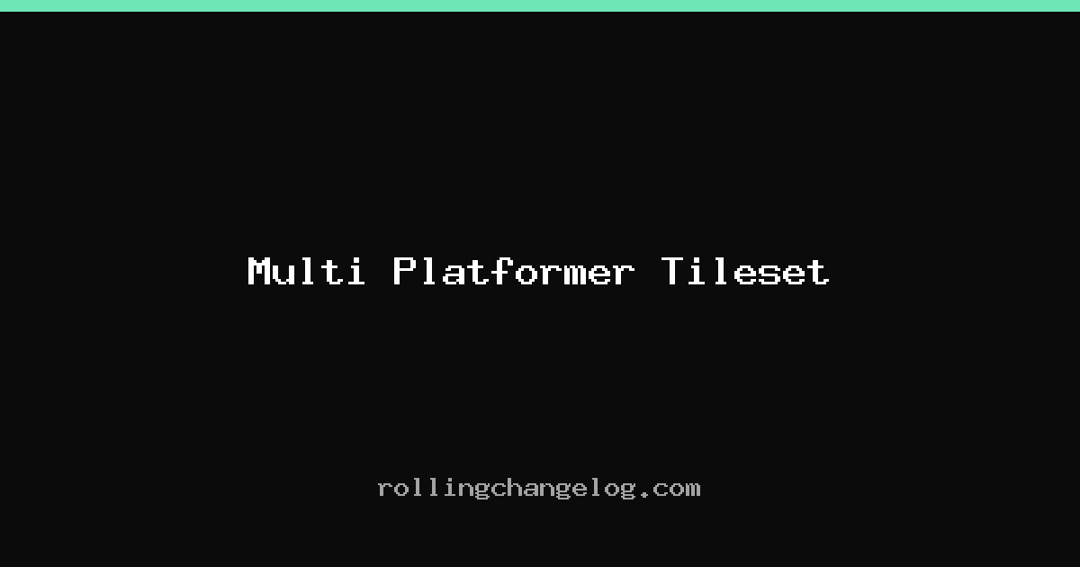 Multi Platformer Tileset cover